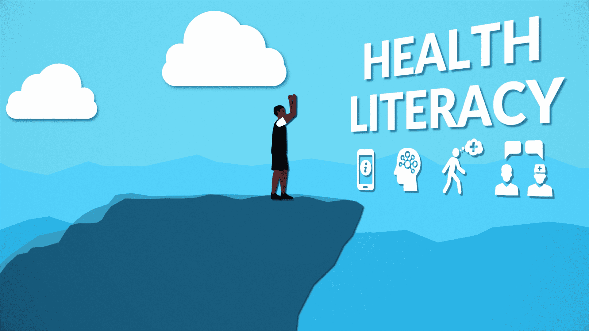 Graphic illustrating health literacy